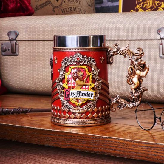 Harry Potter Gryffindor Hogwarts House Sammelkrug, Rotgold, 1 Stück (1 Stück)
