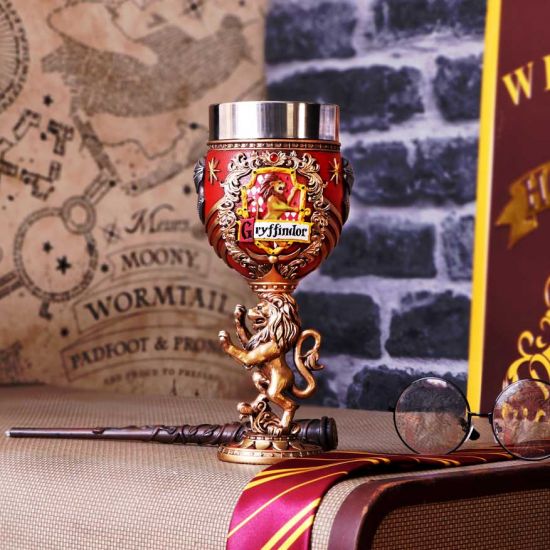 Nemesis Now Harry Potter Gryffindor Hogwarts House Sammelkelch, Rotgold, 19,5 cm