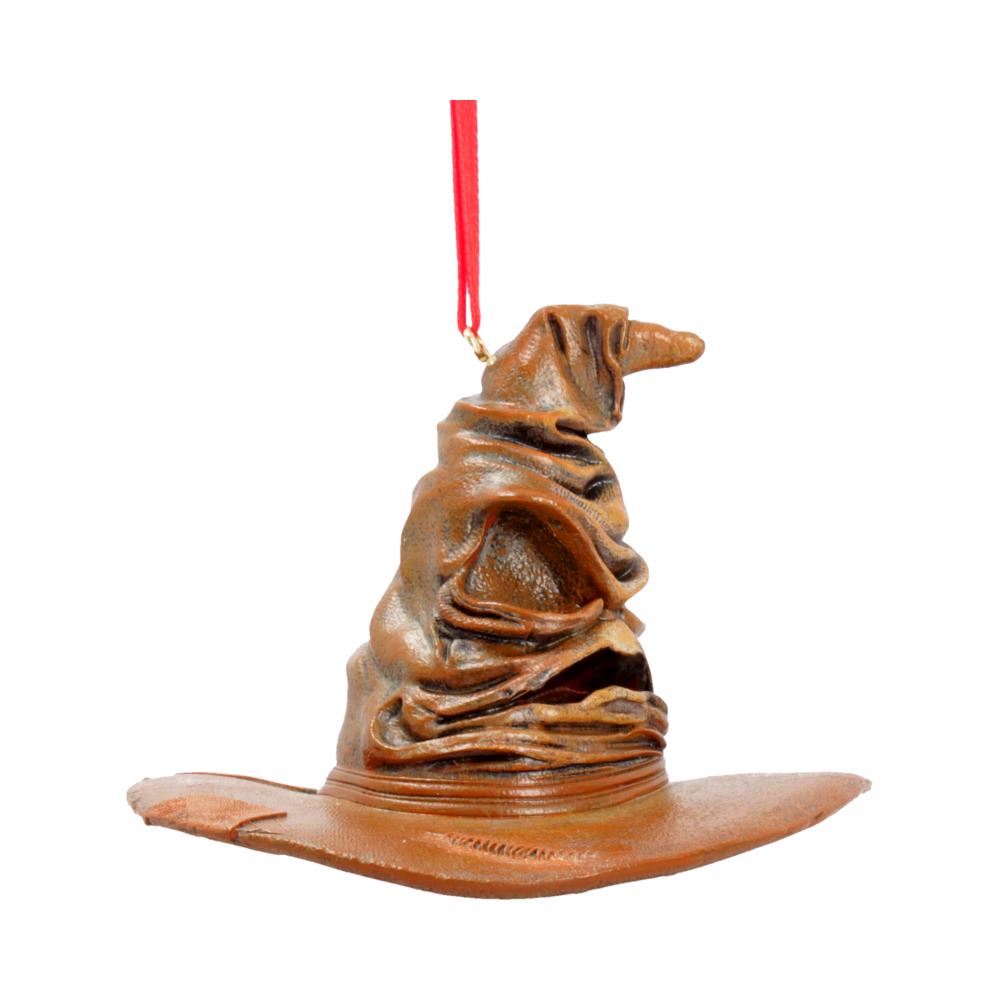 Nemesis Now Officially Licensed Harry Potter Sorting Hat Hanging Ornament, Brown