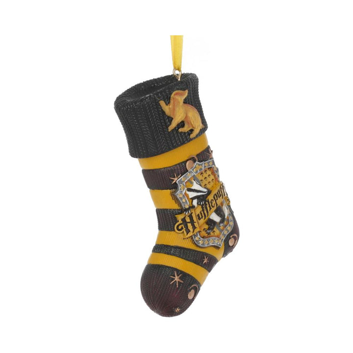 Nemesis Now Officially Licensed Harry Potter Hufflepuff Stocking Hanging Ornamen