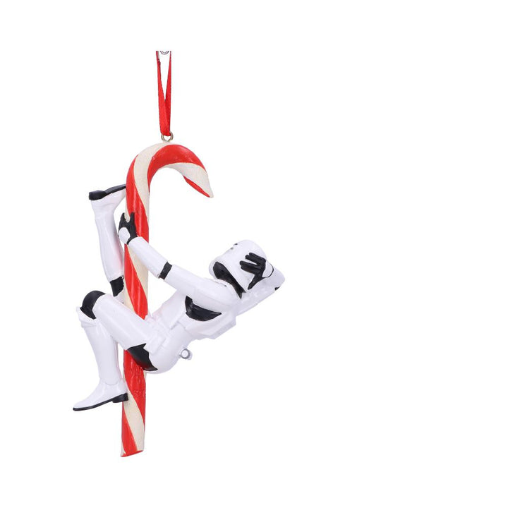 Nemesis Now Stormtrooper Candy Cane Hanging Ornament 12cm, White