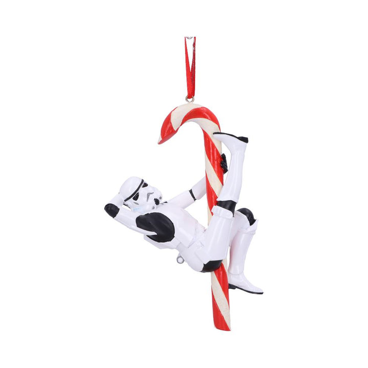 Nemesis Now Stormtrooper Candy Cane Hanging Ornament 12cm, White