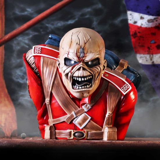 Nemesis Now Iron Maiden The Trooper Büstenbox 26,5 cm, Rot
