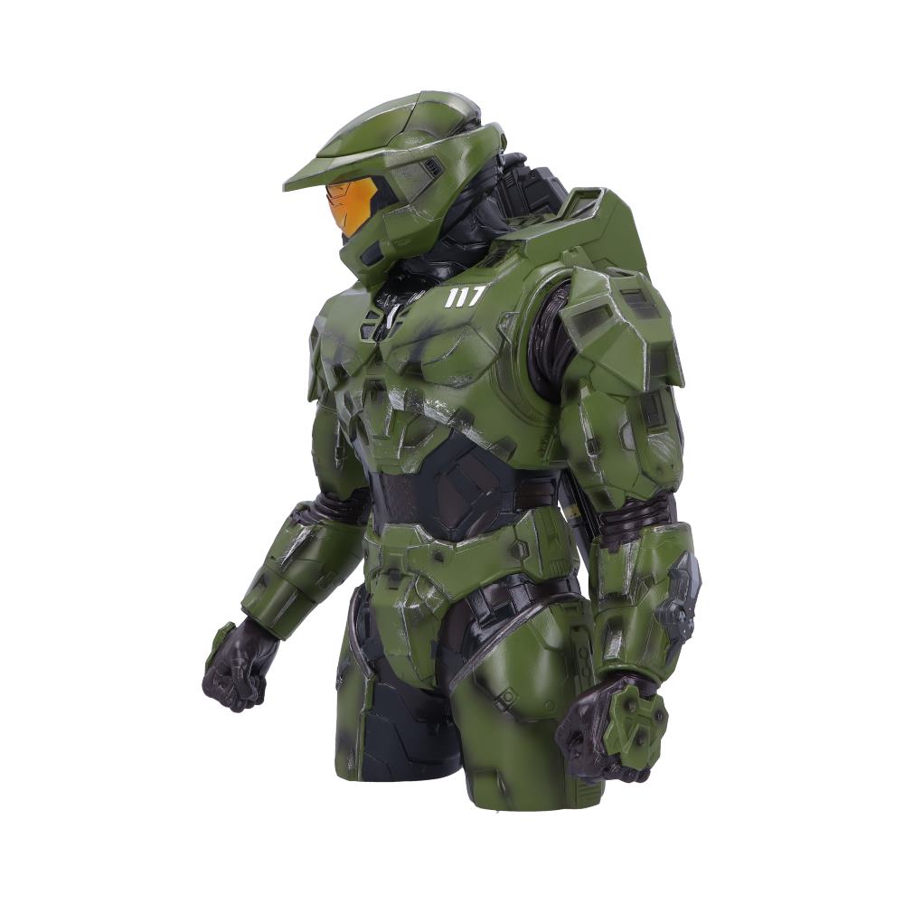 Nemesis Now Halo Master Chief Bust Box 30cm, Green