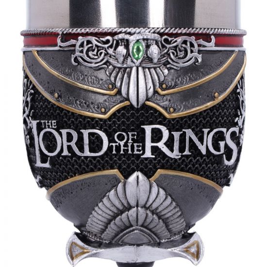 Nemesis Now Officially Licensed Lord of The Rings Aragorn Goblet, Silver, 19.5cm