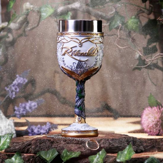 Nemesis Now Officially Licensed Lord of The Rings Rivendell Goblet, White, 19.5c