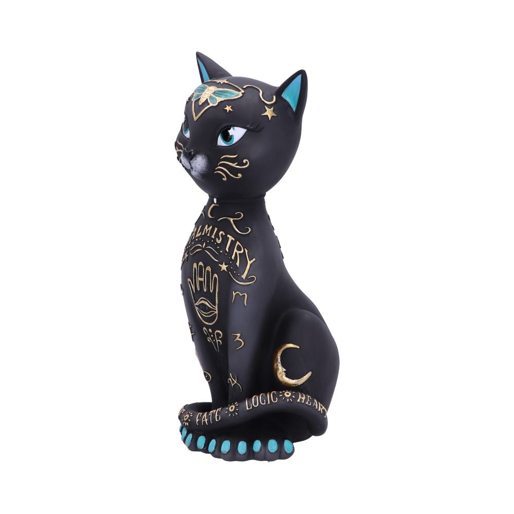 Nemesis Now Fortune Kitty Figur, Schwarz, 27 cm