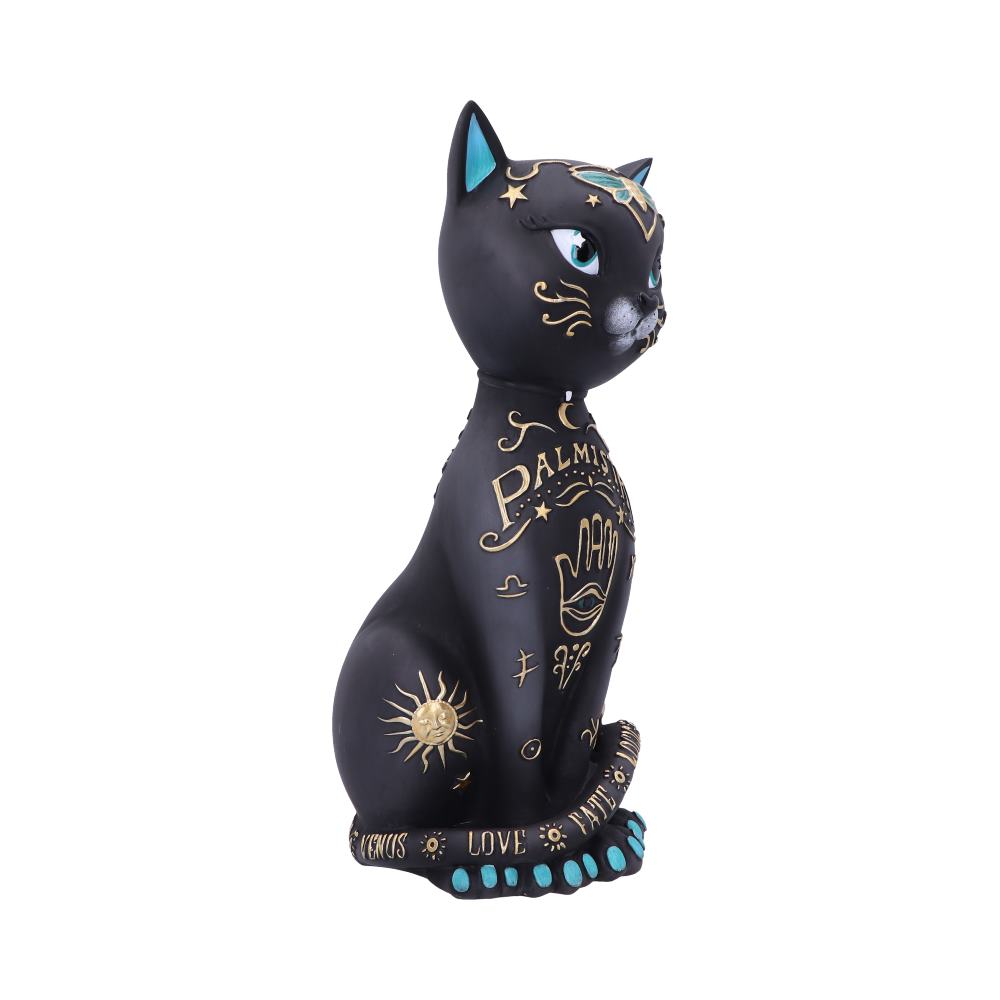 Nemesis Now Fortune Kitty Figur, Schwarz, 27 cm