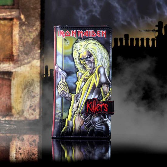 Nemesis Now offiziell lizenzierte Iron Maiden Killers geprägte Geldbörse, Schwarz, 18,5c