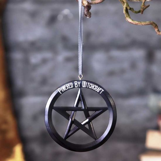 Nemesis Now Powered by Witchcraft Hanging Ornament 7cm, Black