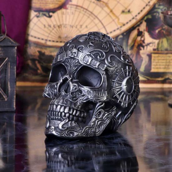 Nemesis Now Baphomet's Worship Skull, Grey, 19.5cm