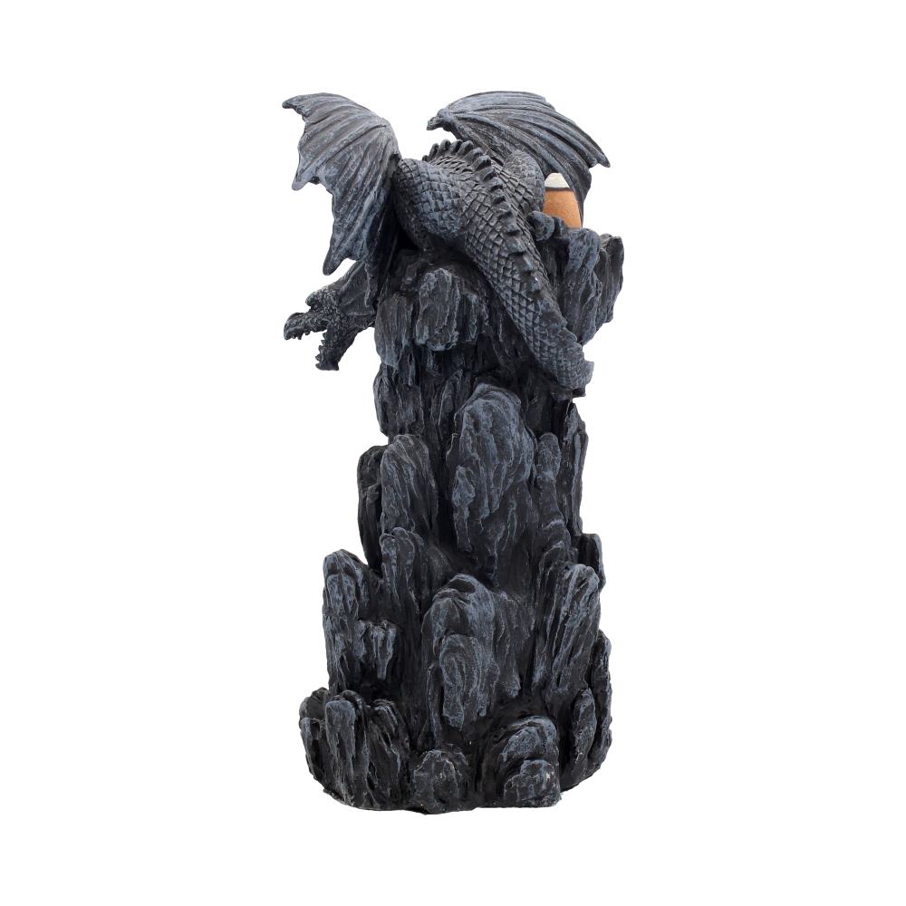 Nemesis Now Dragon Tower Incense Burner 24.5cm Black, Resin