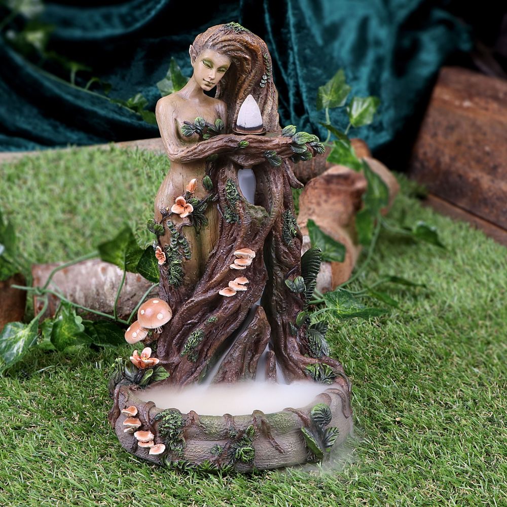 Nemesis Now – Lady Earth Tree Spirit Rückfluss-Räuchergefäß (13 cm)