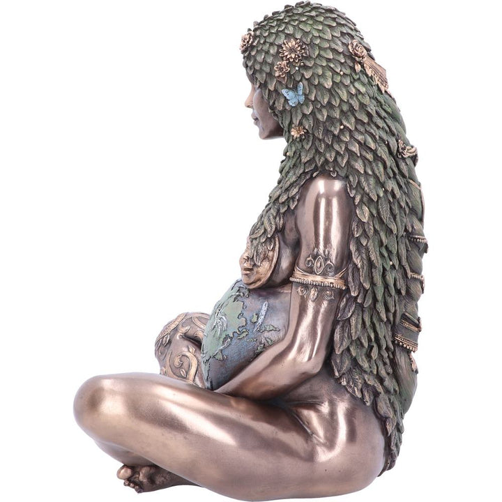 Nemesis Now Ethereal Mother Earth Gaia Art Statue Figur, Polyresin, Bronze, 30 cm