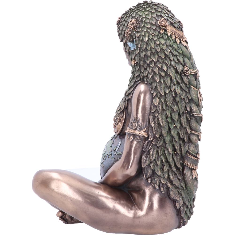 Nemesis Now Ethereal Mother Earth Gaia Art Statue Figur, Polyresin, Bronze, 30 cm