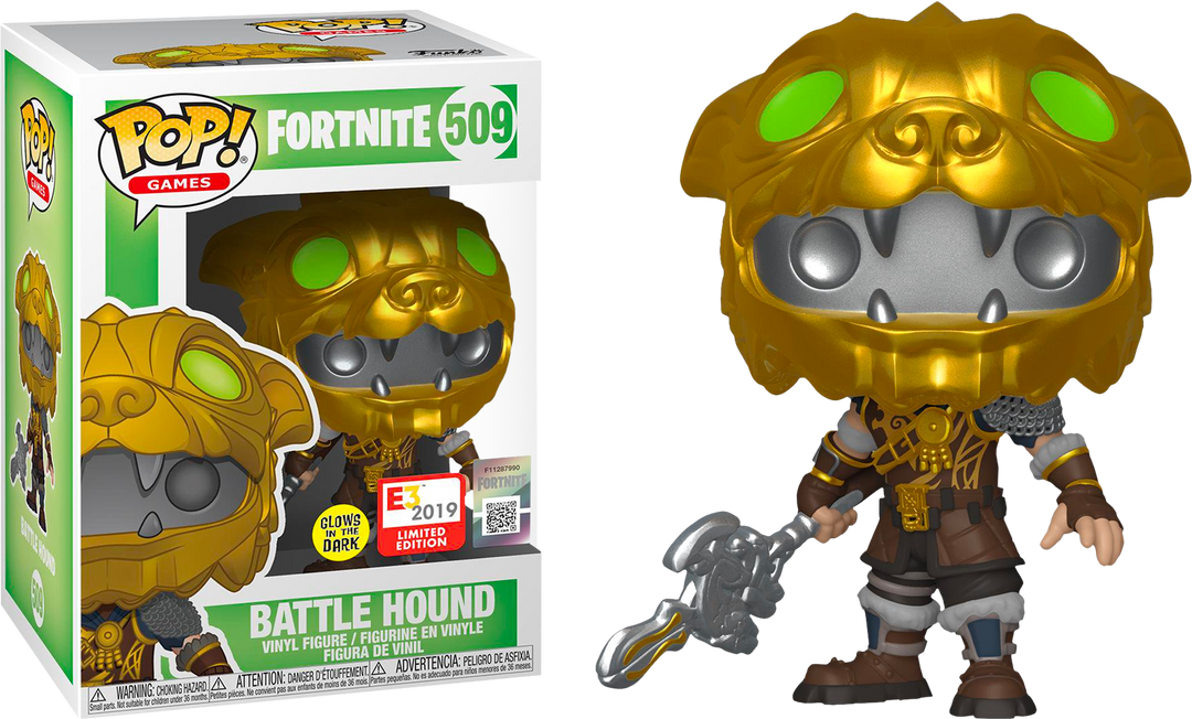 Fortnite Battle Hound GiTD exclusivo del E3 Funko Pop! Vinilo #509