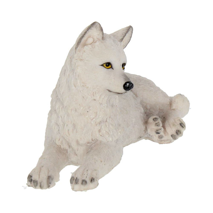 Nemesis Now Winter Wolf Pup Figurine 12cm White