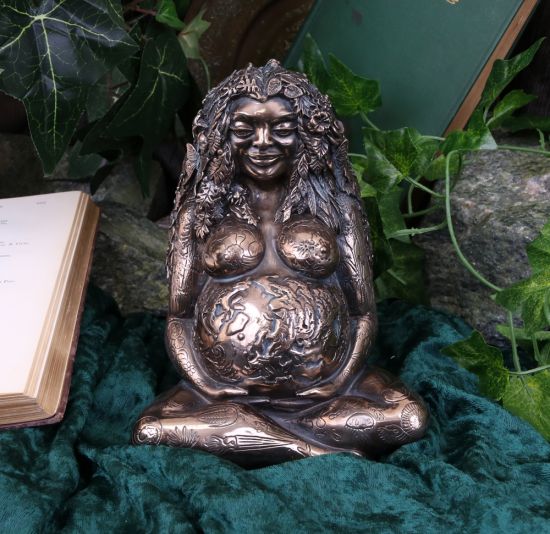 Nemesis Now Mother Earth Bronze 17.5cm Figurine, Resin, One Size