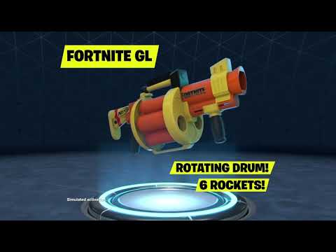 Nerf Fortnite GL Rocket Firing Blaster 2