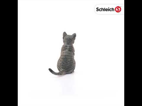 Schleich 13771 Cat Sitting Toy Figure