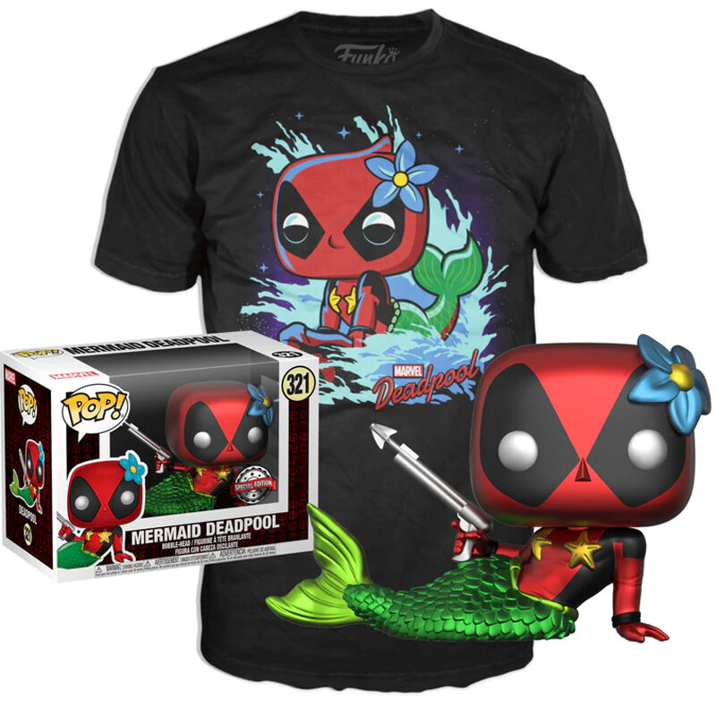 Funko Pop! Vinyl Marvel – Mermaid Deadpool #321 Exklusive Sammleredition