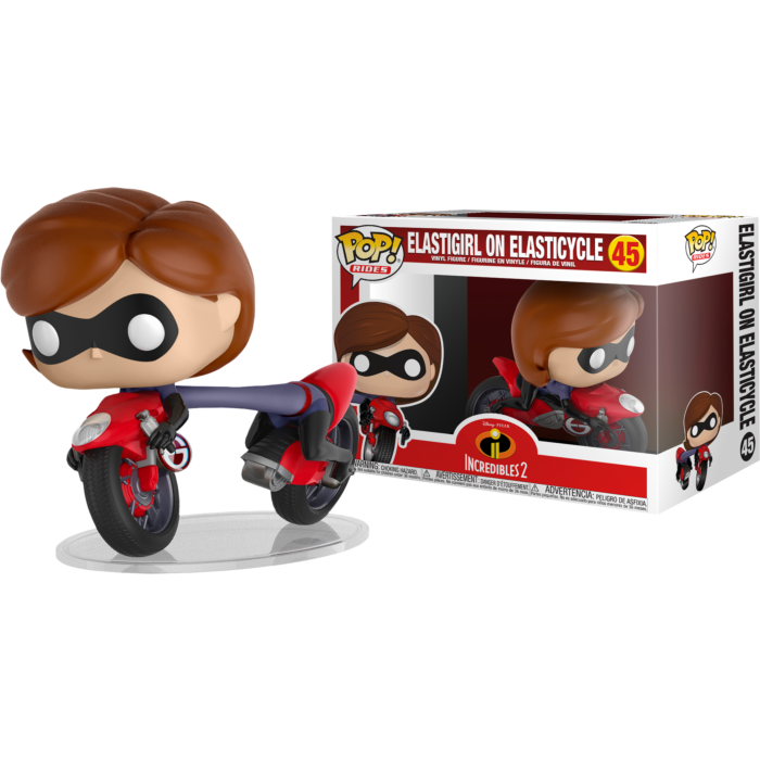 Incredibles 2 Elastigirl su Elasticycle Funko 29955 Pop! Vinile #45