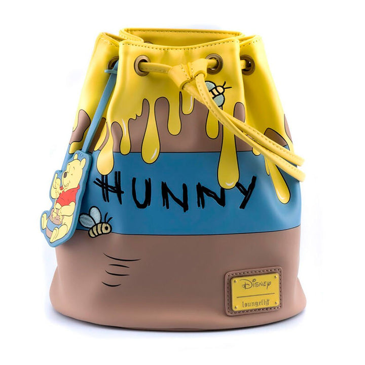 Loungefly Disney Winnie the Pooh 95th Anniversary Honeypot Convertible Bucket Backpack