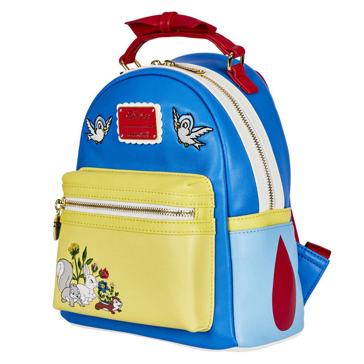 Loungefly Disney Schneewittchen Mini-Rucksack mit Schleifengriff