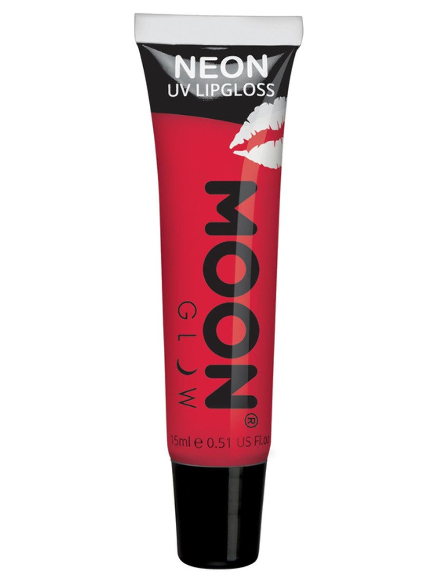 Moon Glow Intense Neon UV Fruity Lipgloss - Rote Erdbeere - 15ml