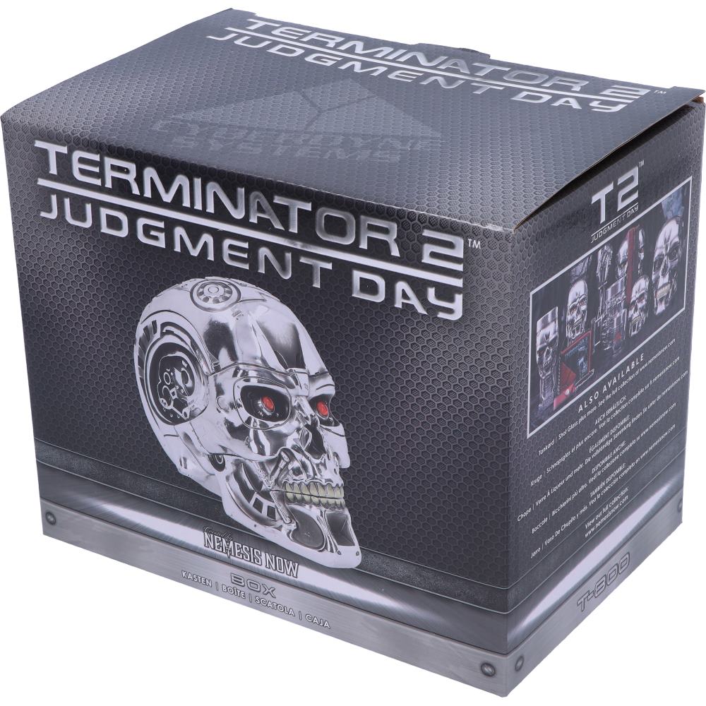 Nemesis Now T-Terminator Box 18 cm Silber, Harz