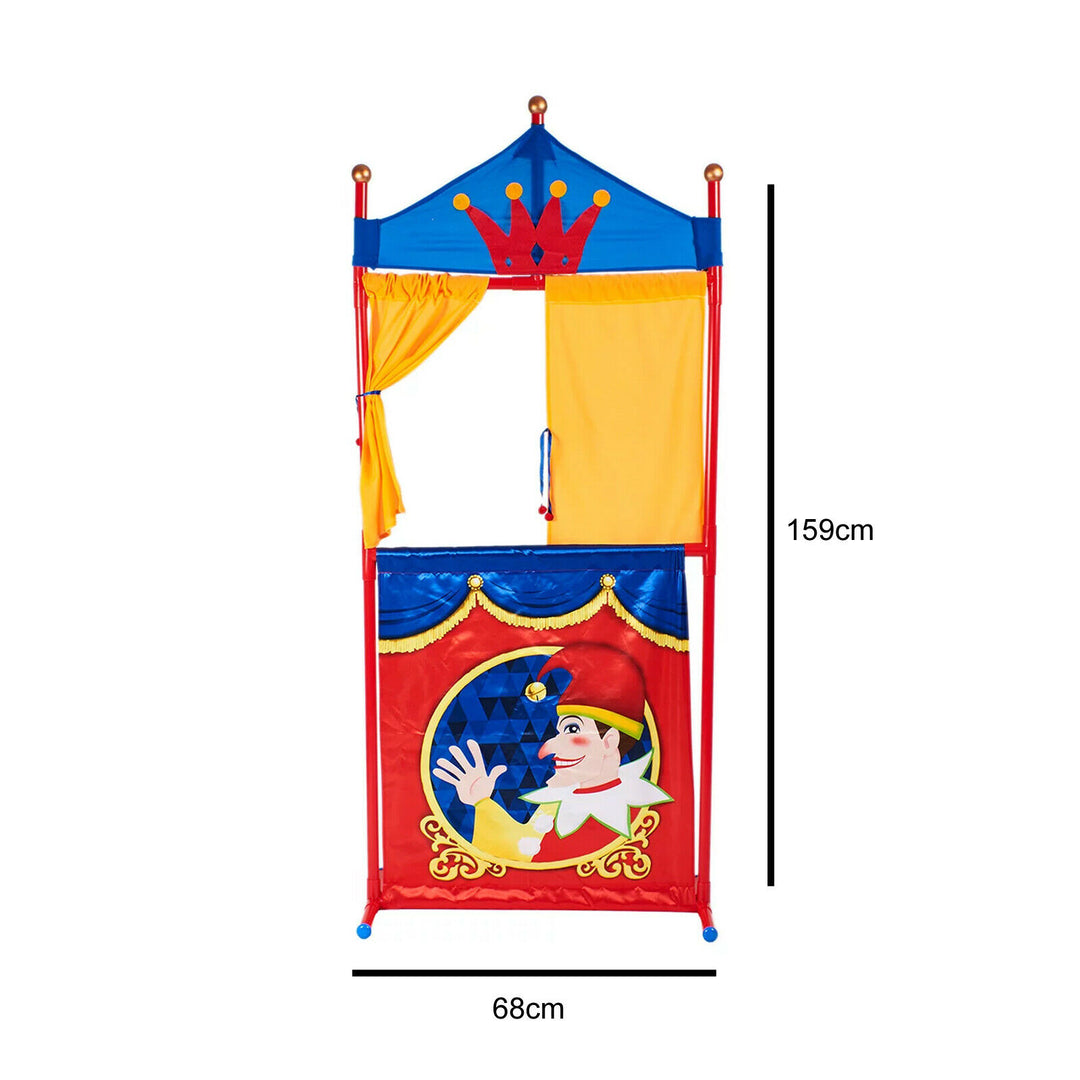 Yick Wah 7309/5 Hand Puppet Theatre Playset 4 Aladdin Puppets Stage