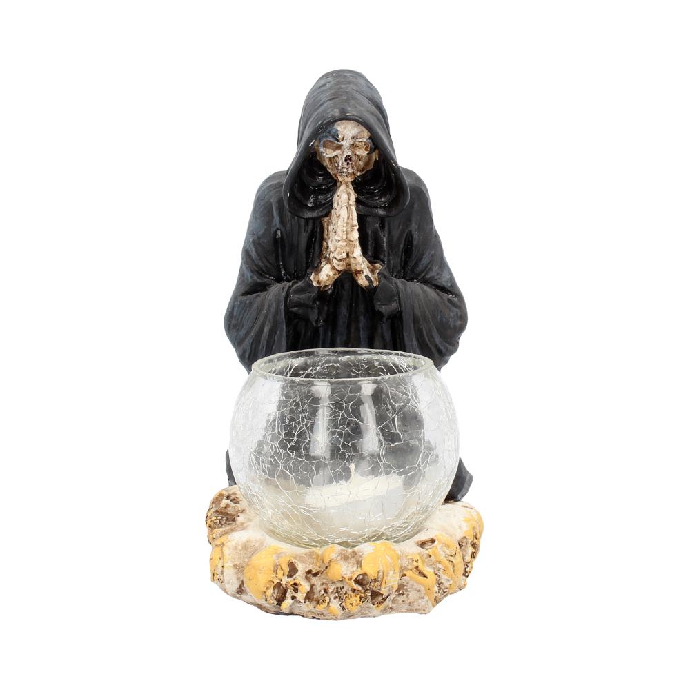 Nemesis Now Reapers Prayer Candle Tealight Holder 24cm Black