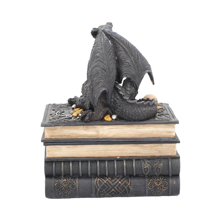 Nemesis Now Secrets Of The Dragon Box 19 cm Schwarz, Harz