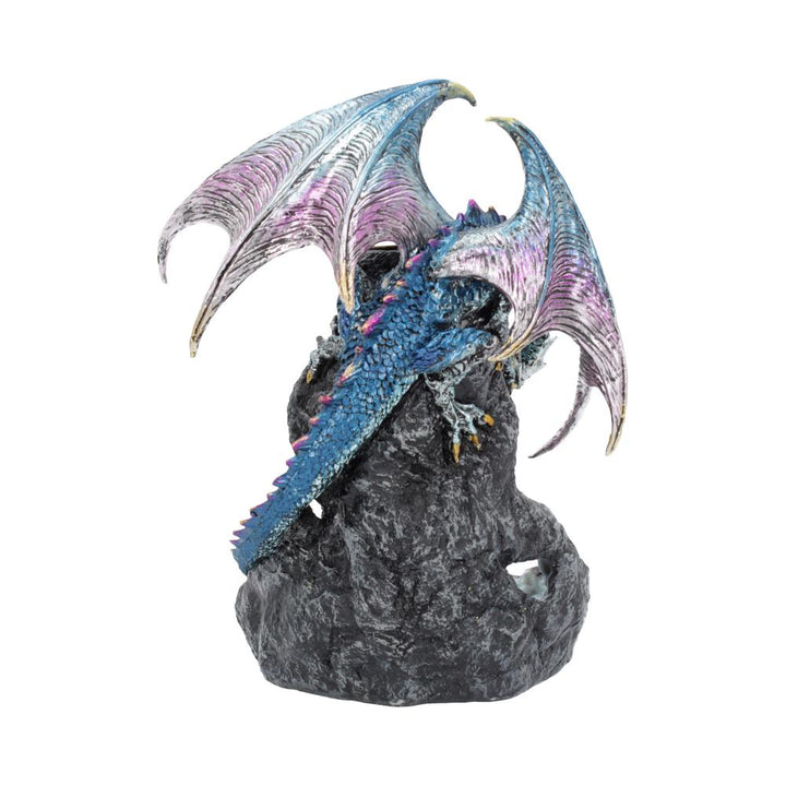 Nemesis Now Dragons Intrigue Backflow Incense Burner 21.5cm, Blue