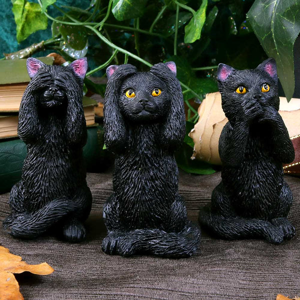 Nemesis Now Small Black Cat Witches Familiar Figure Spite 23.5cm