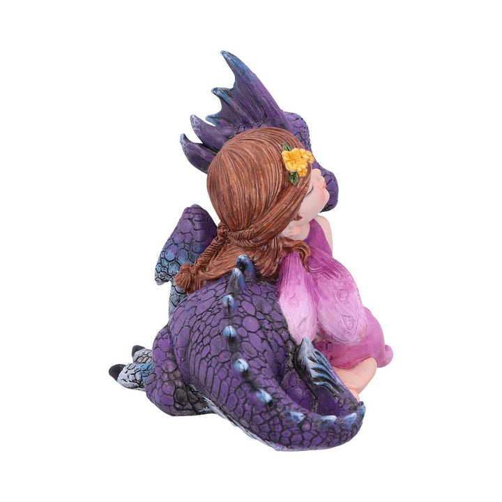 Nemesis Now U5072R0 Companion Cuddle Fairy and Purple Dragon Hugging Figurine, P