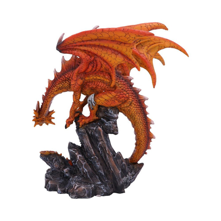 Nemesis Now Mikan Burnt Orange Dragon Figurine, Polyresin, One Size