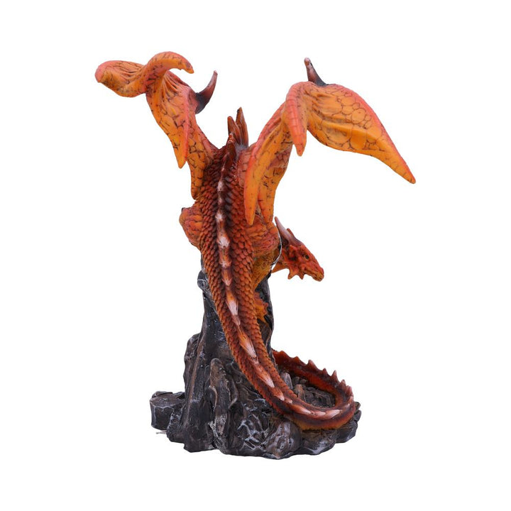 Nemesis Now Mikan Burnt Orange Dragon Figur, Polyresin, Einheitsgröße
