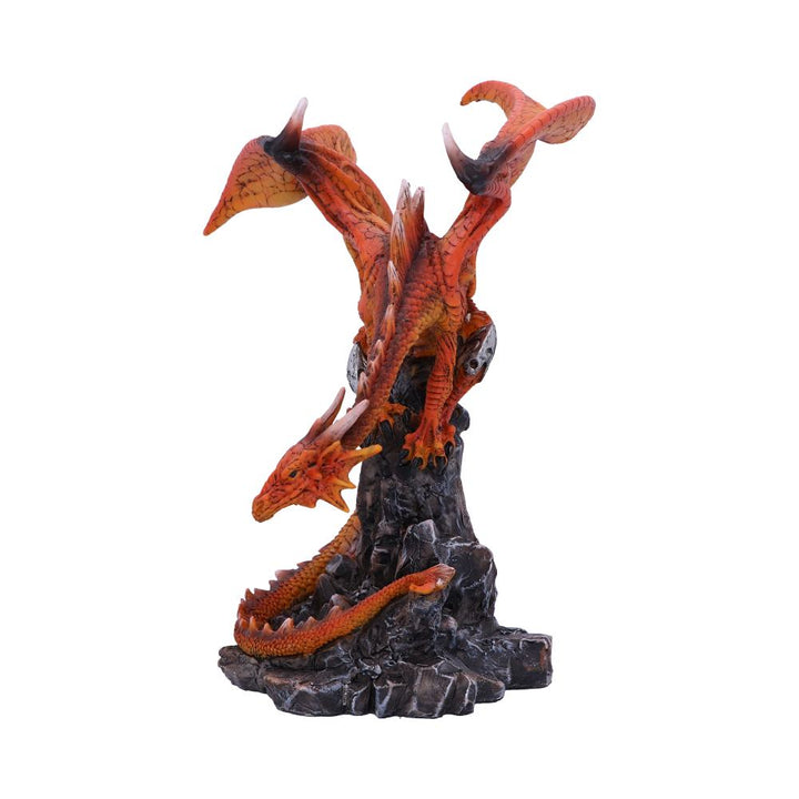 Nemesis Now Mikan Burnt Orange Dragon Figurine, Polyresin, One Size