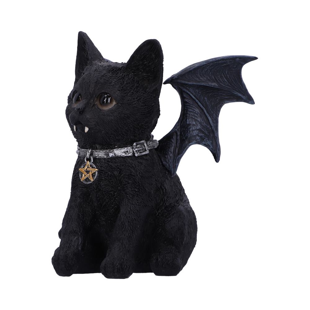 Nemesis Now Vampuss 16 cm schwarze Fledermaus-Katzenfigur