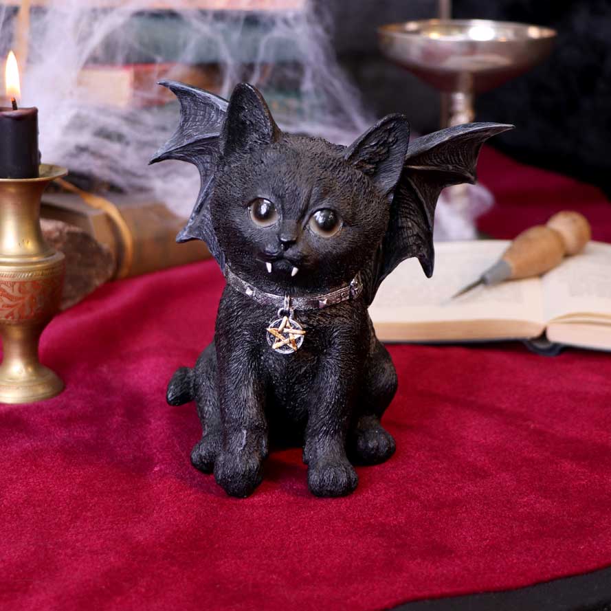 Nemesis Now Vampuss 16cm Black Bat Cat Figurine