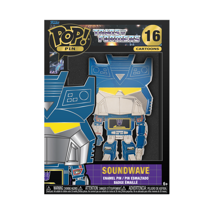 Transformers Soundwave Funko Pop! Pin Nr. 16