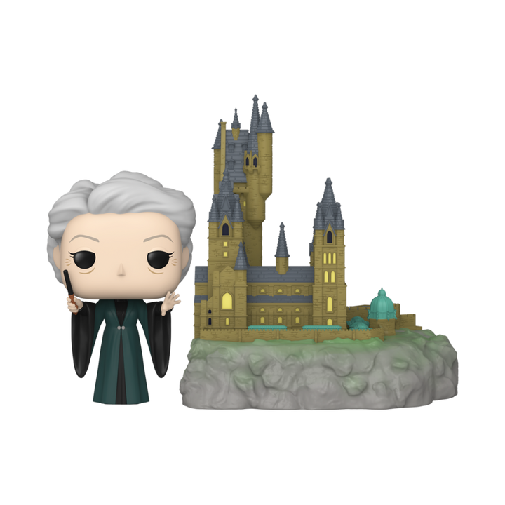 Harry Potter: Kammer des Schreckens 20. Jubiläum – Minerva mit Hogwarts Funko 65655 Pop! Stadt-Vinyl Nr. 33