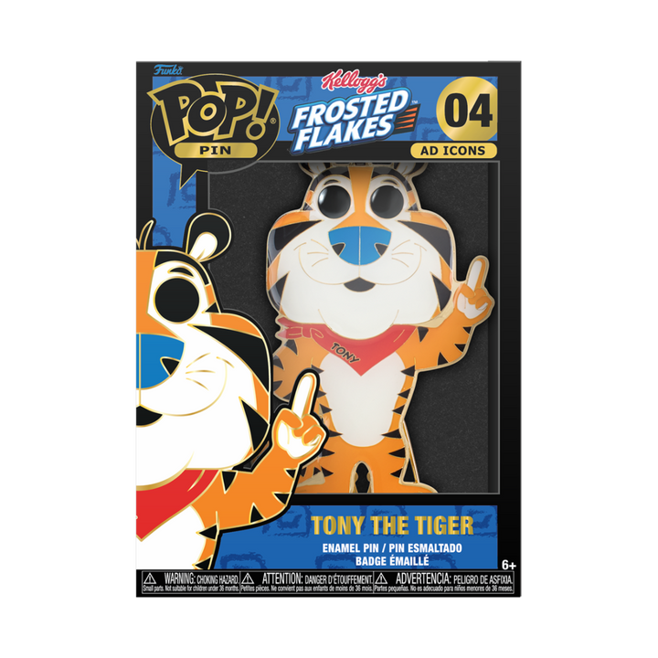 Kelloggs Frosted Flakes Tony The Tiger Funko 41554 Pop! Pin #04