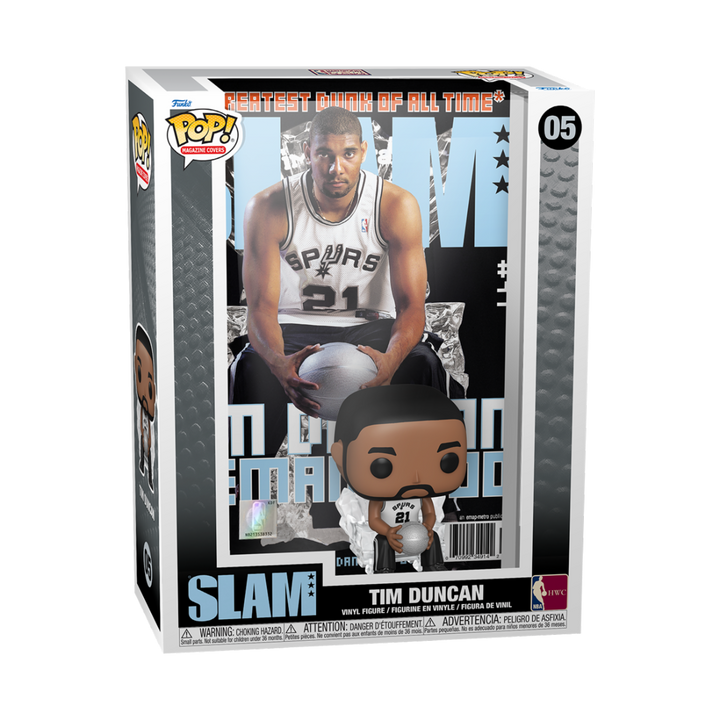 POP NBA-Cover: SLAM – Tim Duncan Funko 61462 Pop! Vinyl Nr. 05