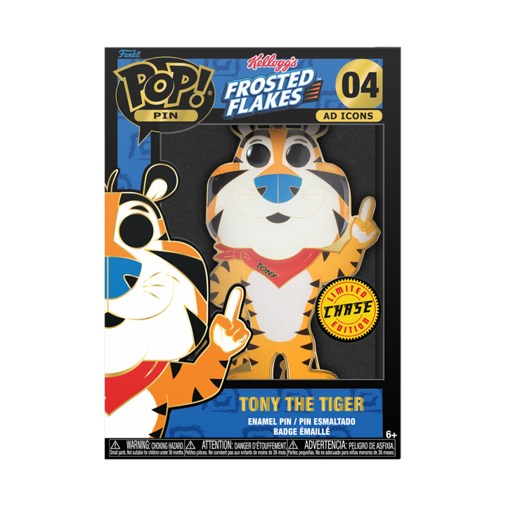 Kelloggs Frosted Flakes Tony The Tiger Funko 41554 Pop! Pin #04